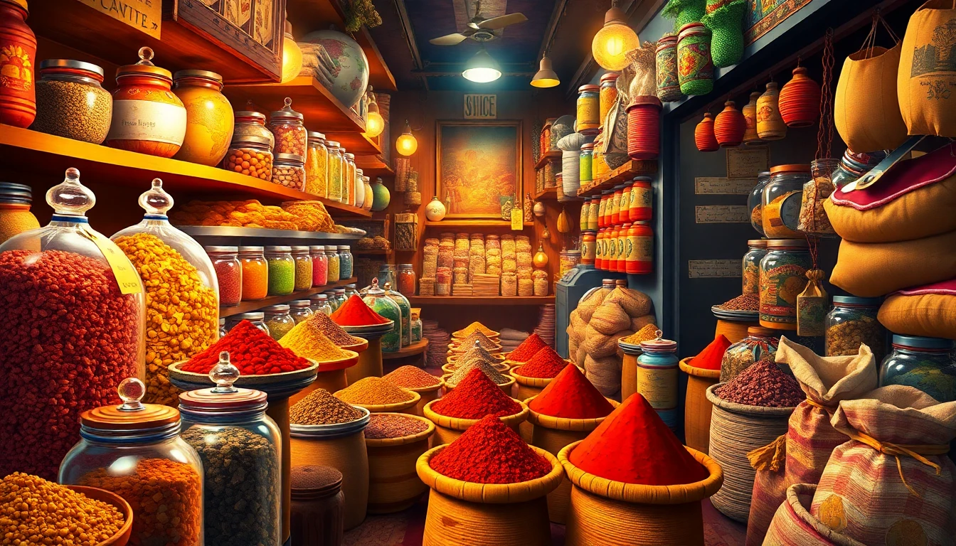 Spice Market Wallpaper