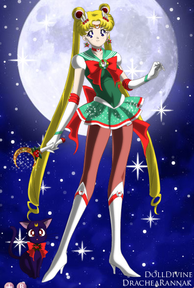 Back Gallery For Christmas Moon Sailor Wallpaper