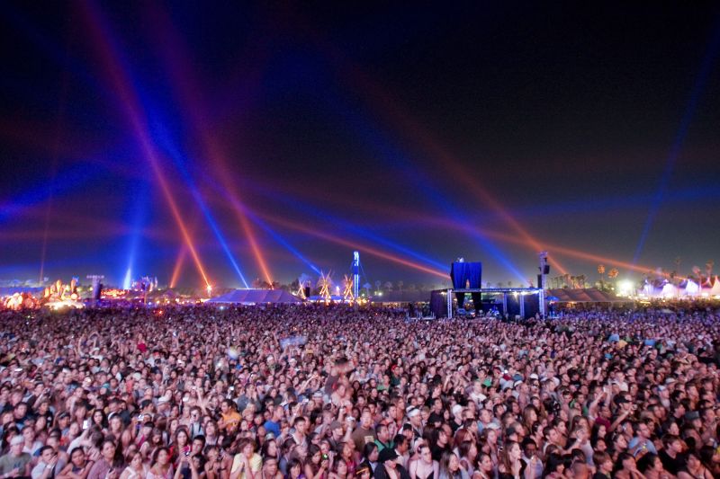 Levise Coachella Valley Music And Arts Festival Crowd Wallpaper
