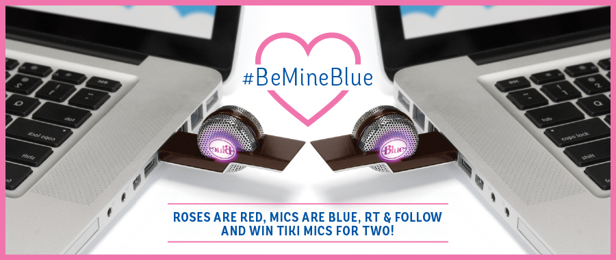Closed Valentine S Day Giveaway Win Tiki Mics For Two Blue