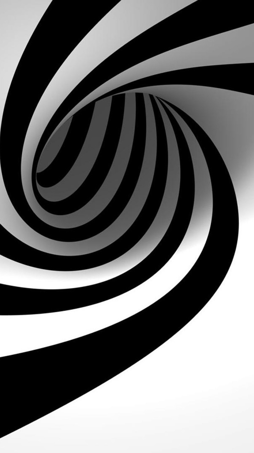 Black And White Swirl iPhone Wallpaper
