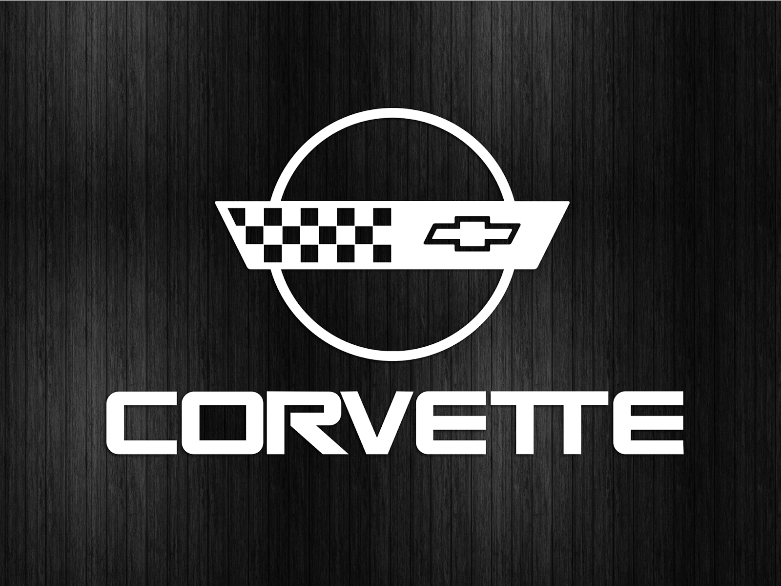  CHEVROLET CORVETTE logotype dxf for cnc wallpaper free download