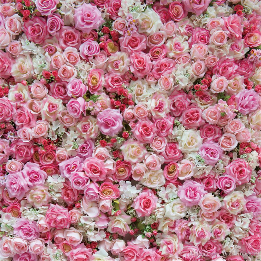 Spring Blossoms Pink Rose Background For Photo Studio