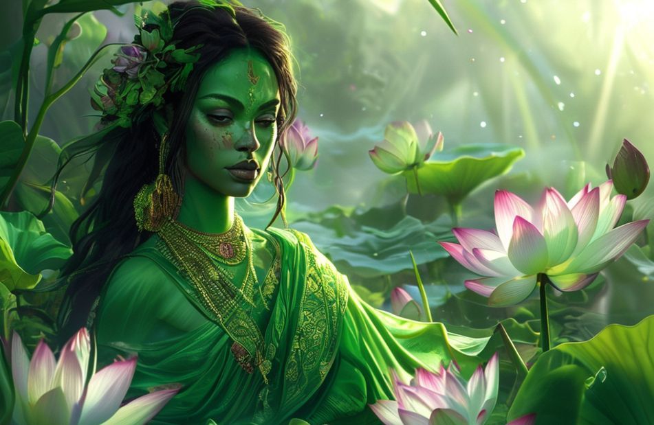 Green Tara Wallpaper