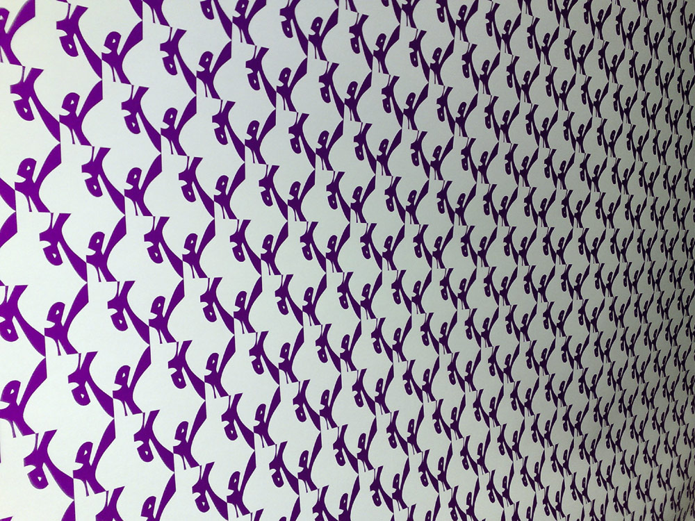 Purple Wallpaper White And