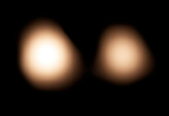 Pluto And Charon New Horizons Probe Sees Them Orbiting Each Other