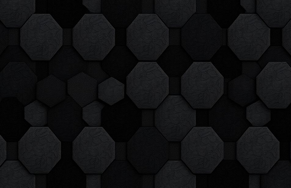 Black Hexagon Wallpaper