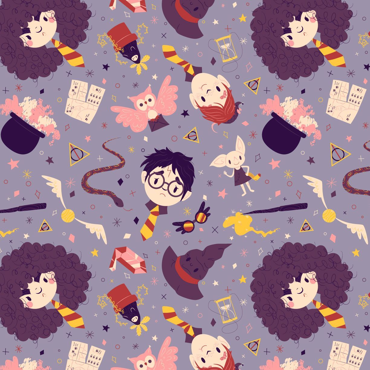 Cute Harry Potter Fan Art Wallpaper On