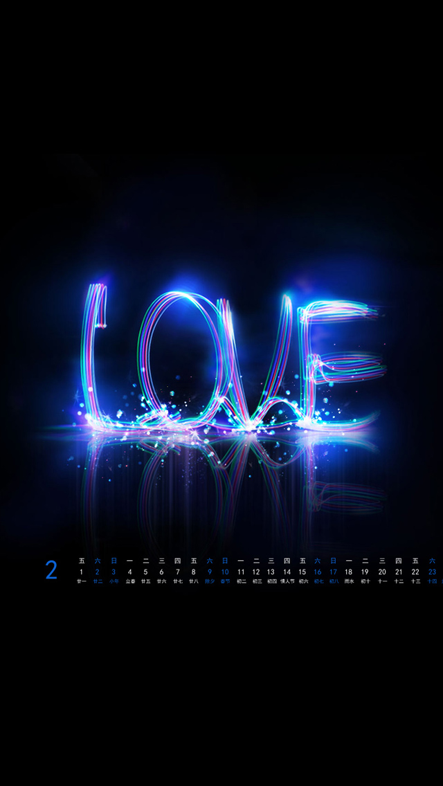 Blue Love iPhone Wallpaper Pc Android And iPad
