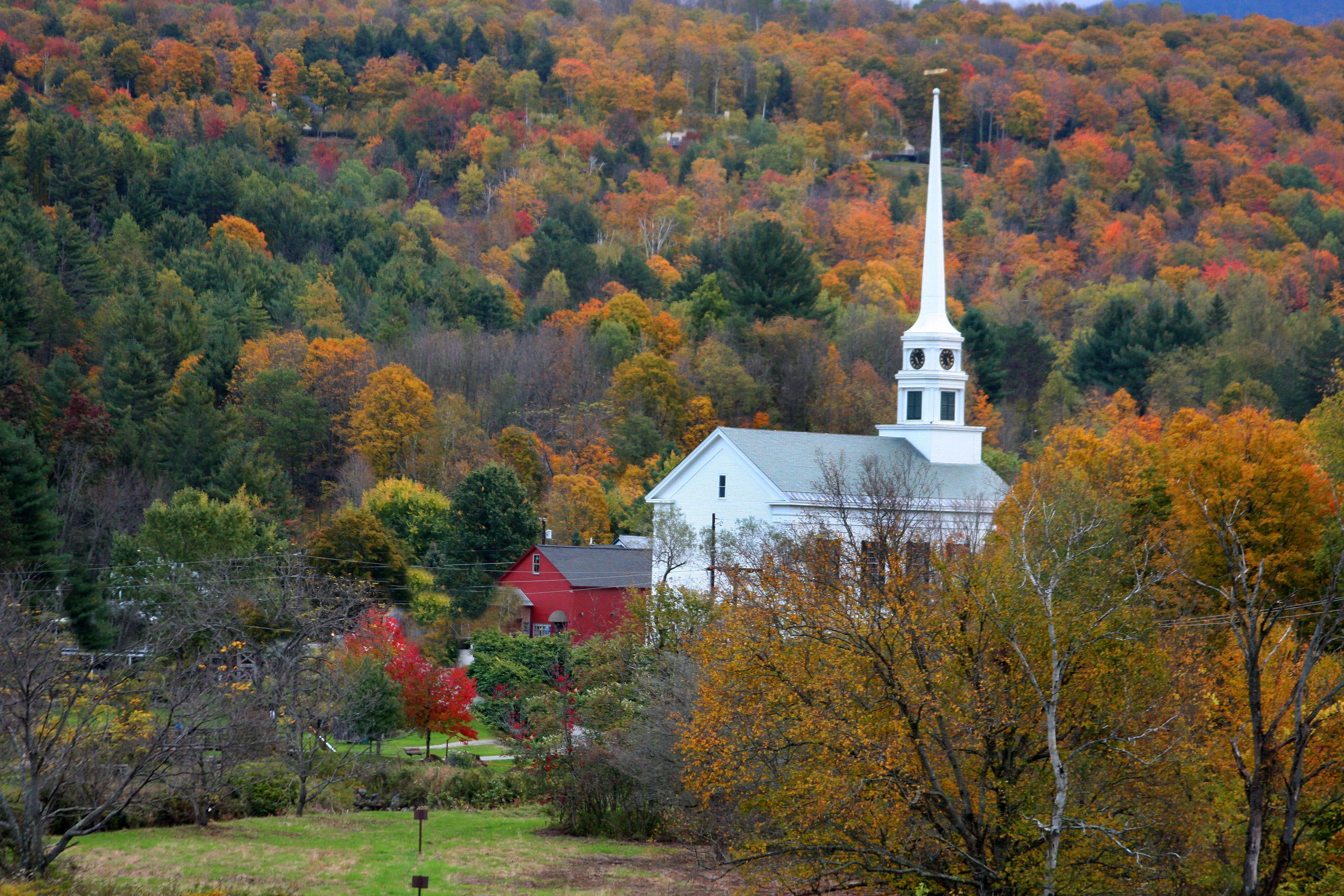 New England Autumn Wallpaper