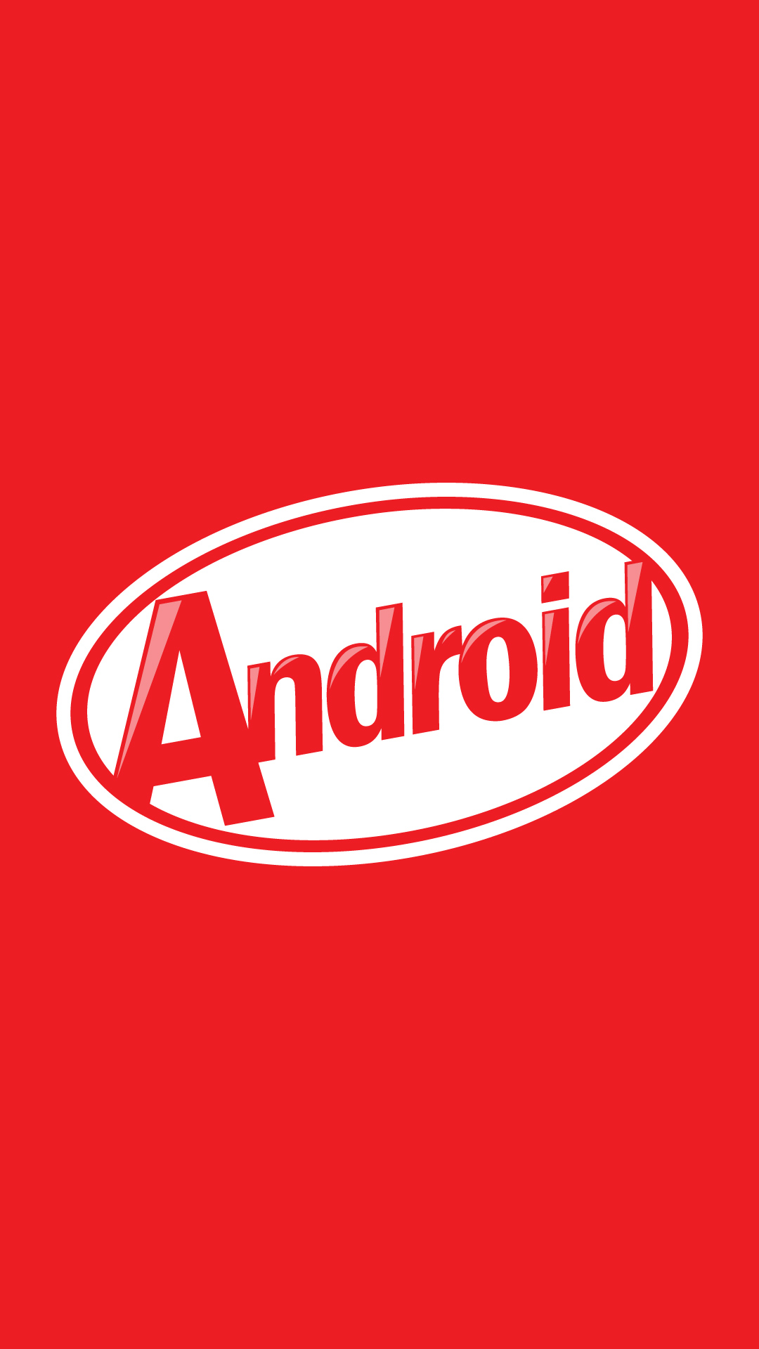 Android Kitkat Logo Lockscreen Wallpaper
