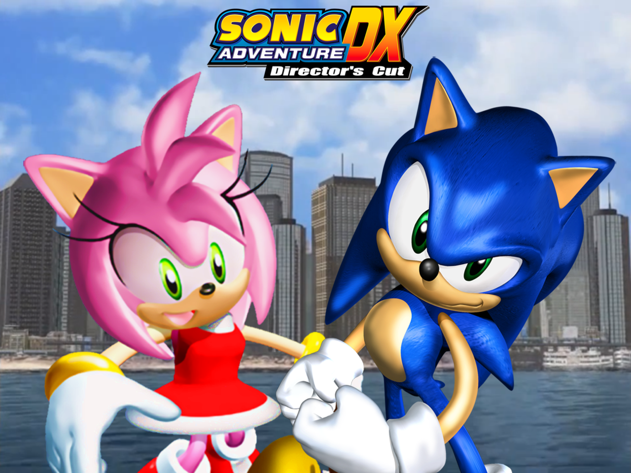 Amy And Sonic Sadx Fanmade Wallpaper By Daisyamyftw Fan Art