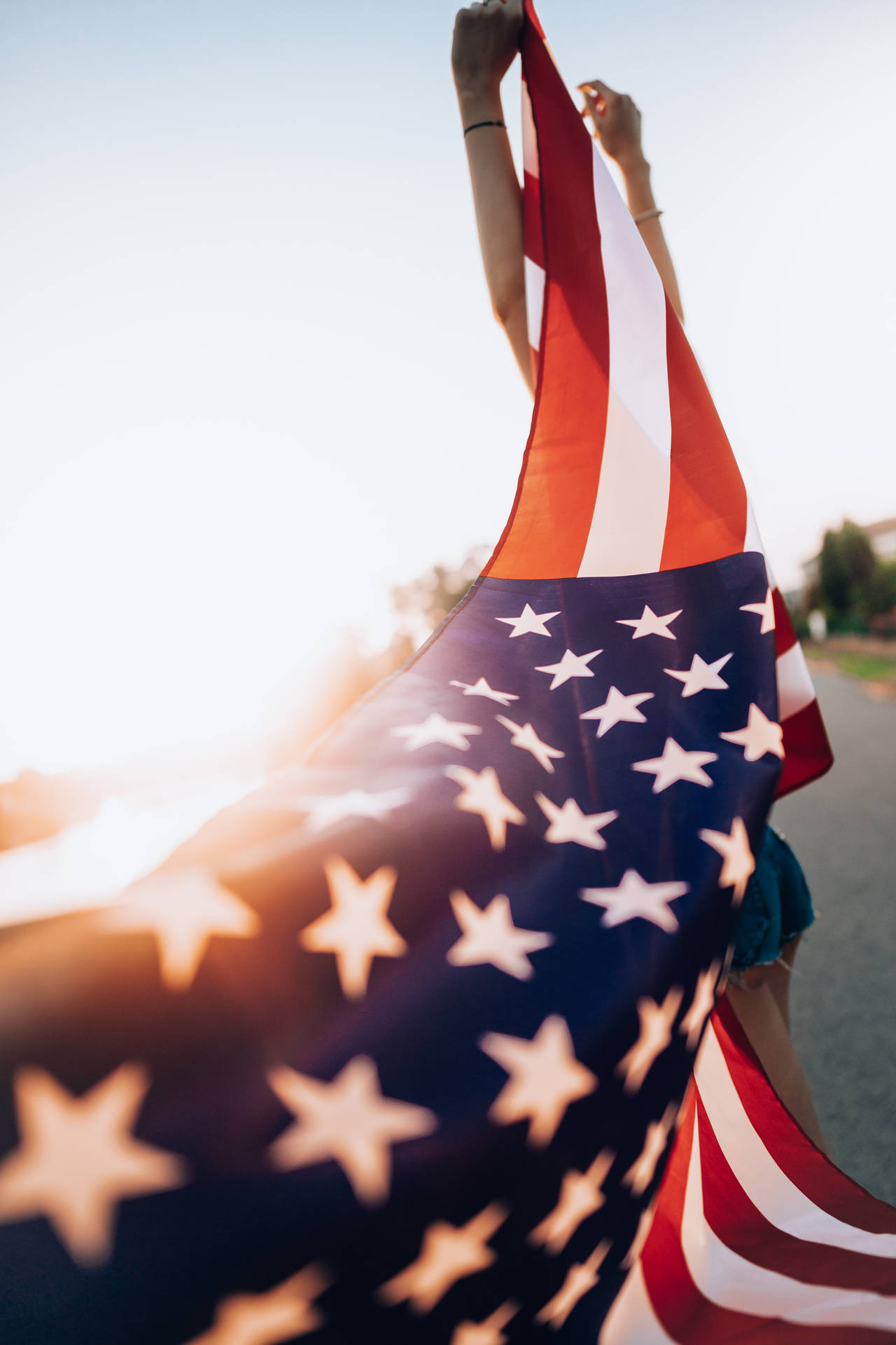 American Flag iPhone Wallpaper