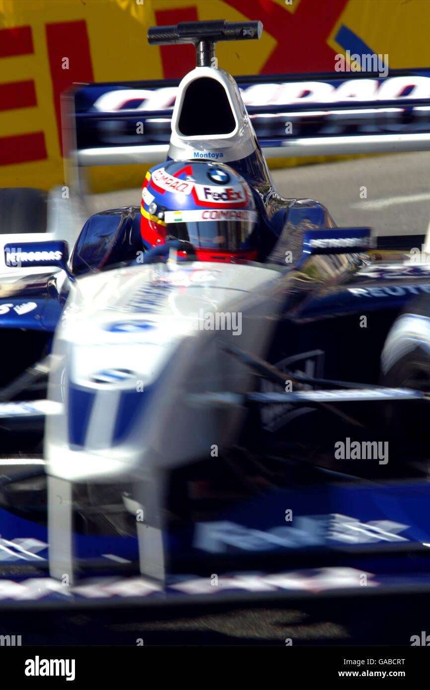 Williams juan pablo montoya in action during qualifying hi res