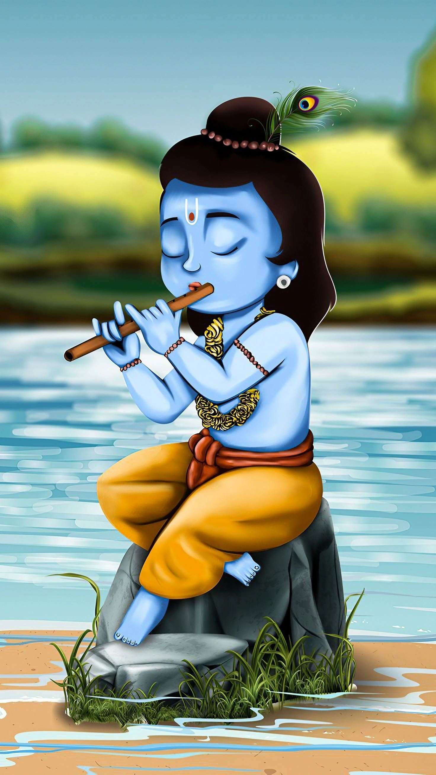 Little Krishna Wallpaper