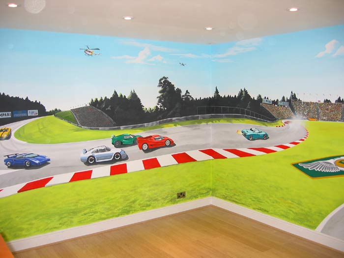 Sports Car And Motor Racing Mural Le Mans