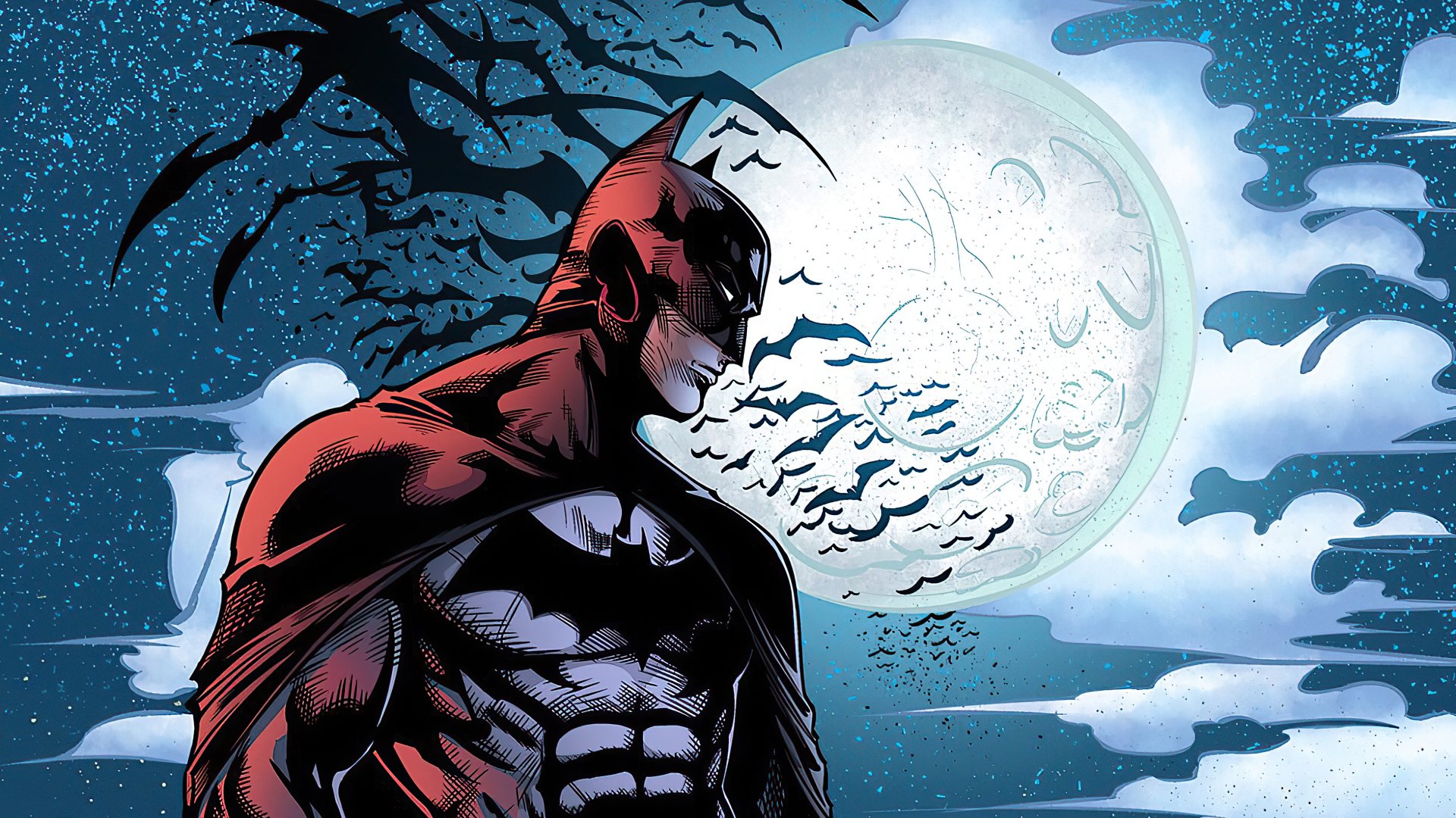 Bat Moon Dc Comics Comic Batman 4k Ultra HD Wallpaper