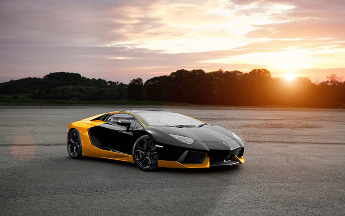 Black And Gold Lamborghini HD Wallpaper