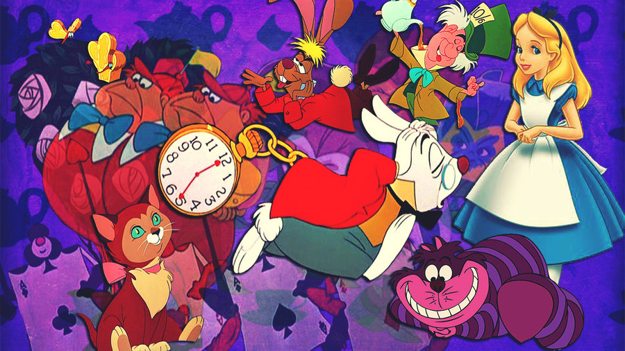 Wallpaper Alice In Wonderland By Katia88