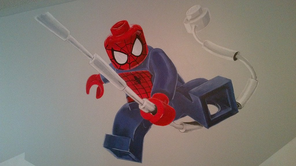 Wall Mural Lego Spiderman by Dantooine on