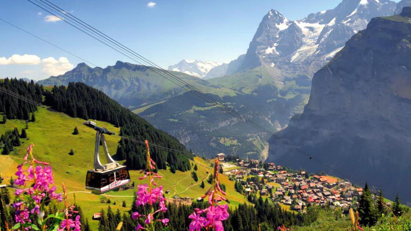 Swiss Alps High Quality And Resolution Wallpaper On