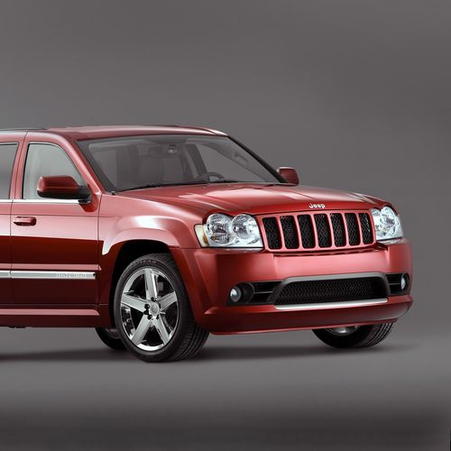Download 1600x900 Red Jeep Grand Cherokee Wallpaper
