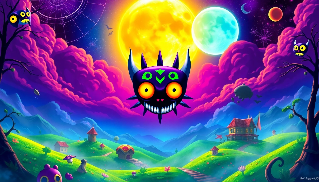 Zelda Majora S Mask 3ds Wallpaper