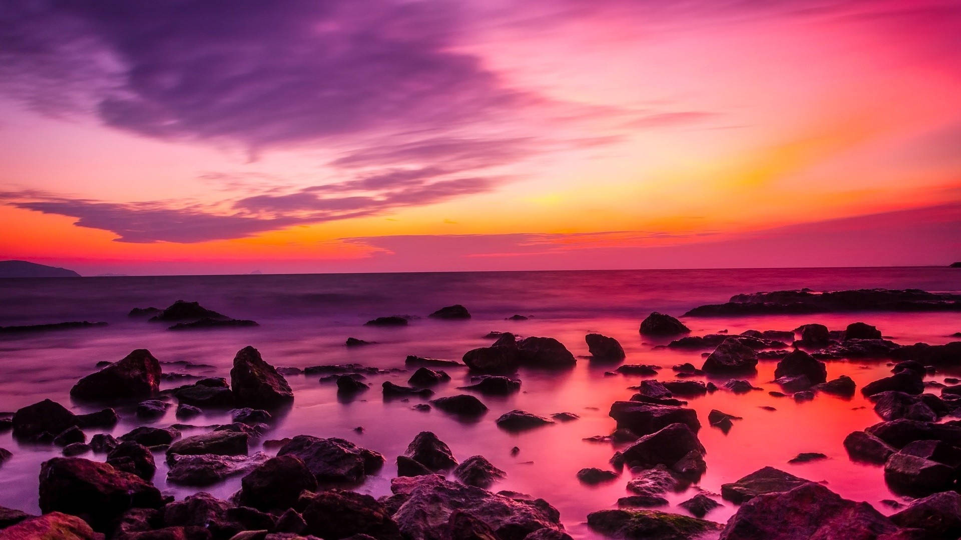 Pink Sunset Wallpaper
