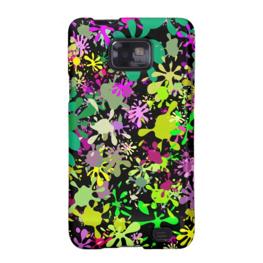 Free download Graffiti Paint Splatter Wallpaper Design Galaxy SII