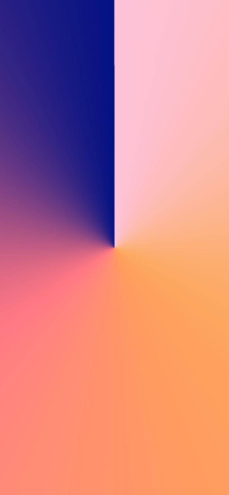 Vibrant Split Colors iPhone Pro Max Wallpaper