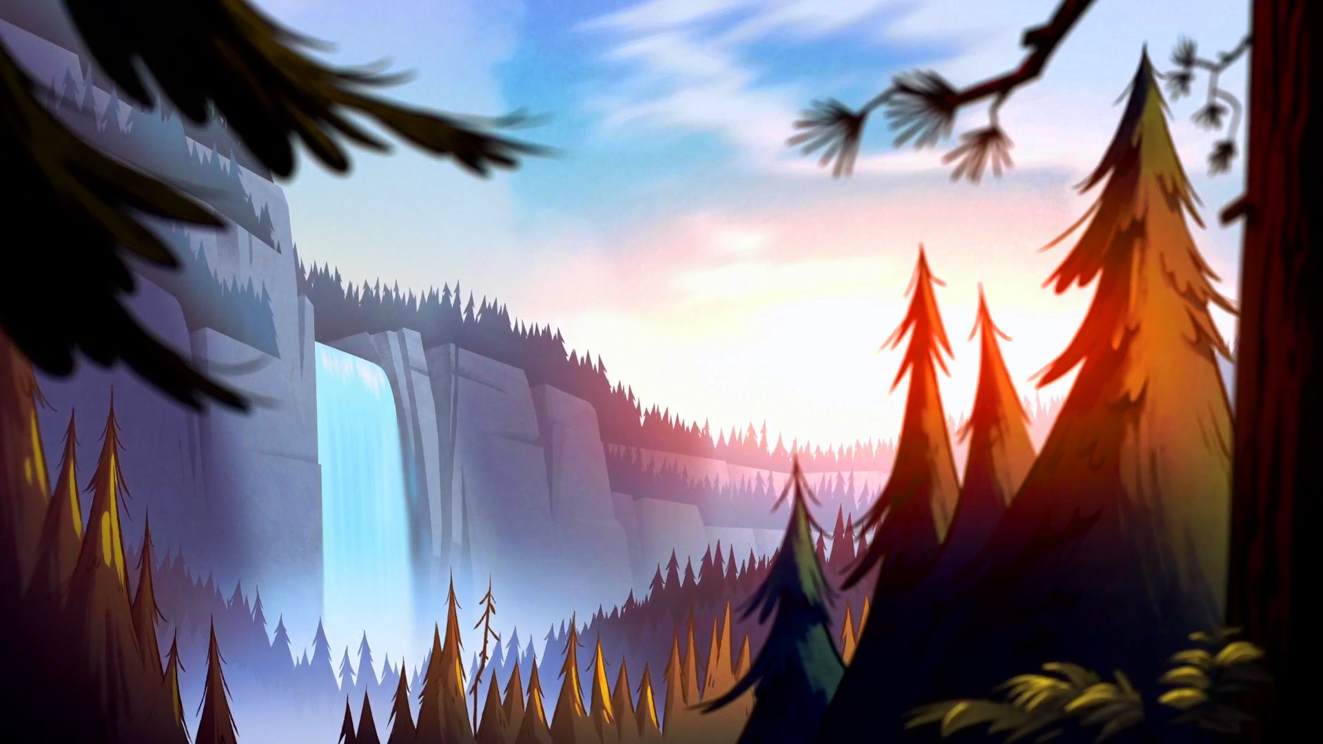 Gravity Falls Disney Family Animated Cartoon Series Edy Wallpaper