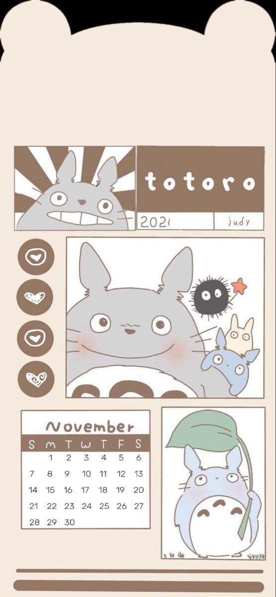 totoro iphone wallpaper november Iphone wallpaper november