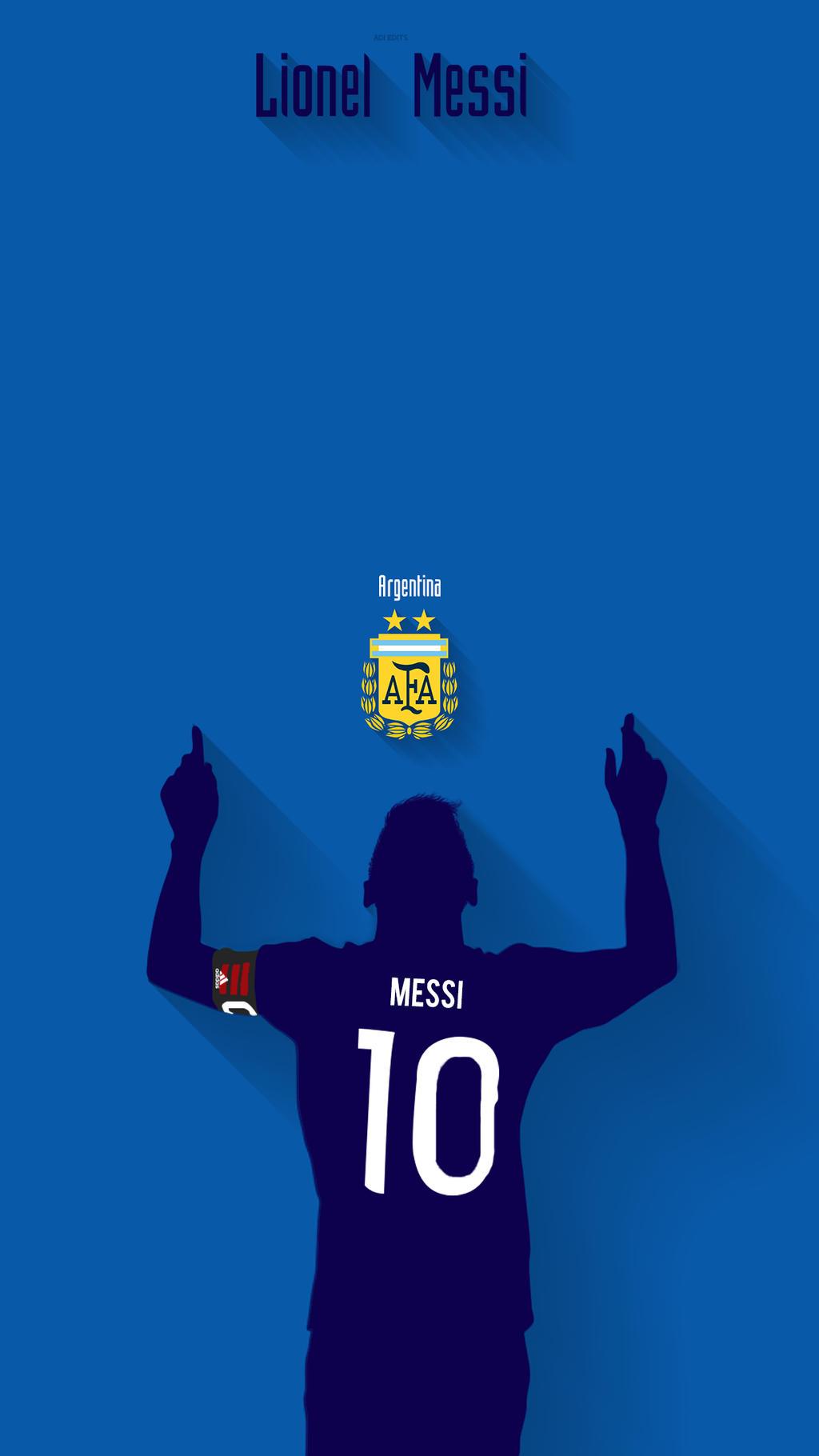 Lionel Messi Argentina Lockscreen Wallpaper HD By Adi On