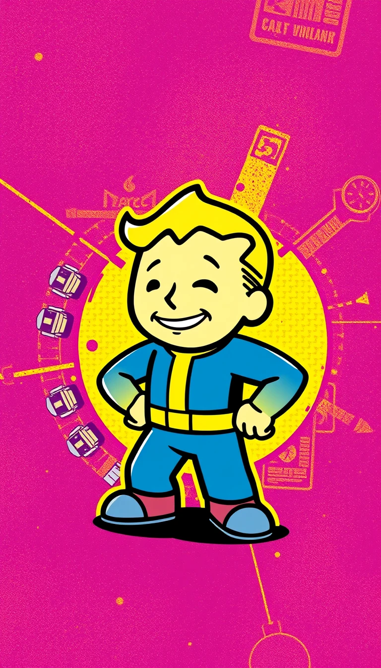 Vault Boy Phone Wallpaper