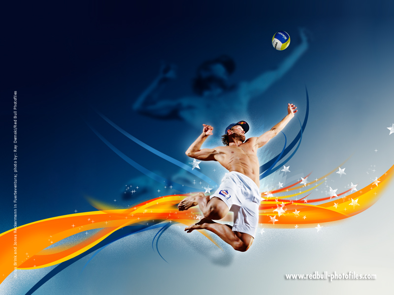 4K HD Wallpaper Nike Creative Volleyball Poster