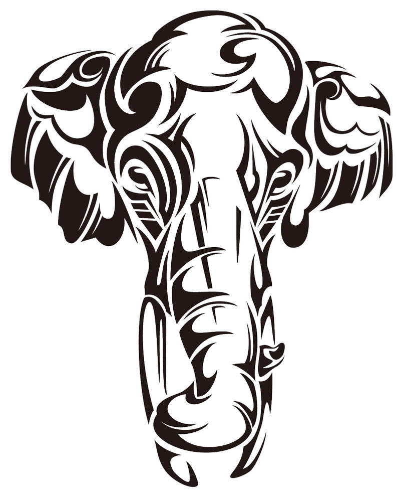 Free Free Tribal Elephant Svg Free 754 SVG PNG EPS DXF File