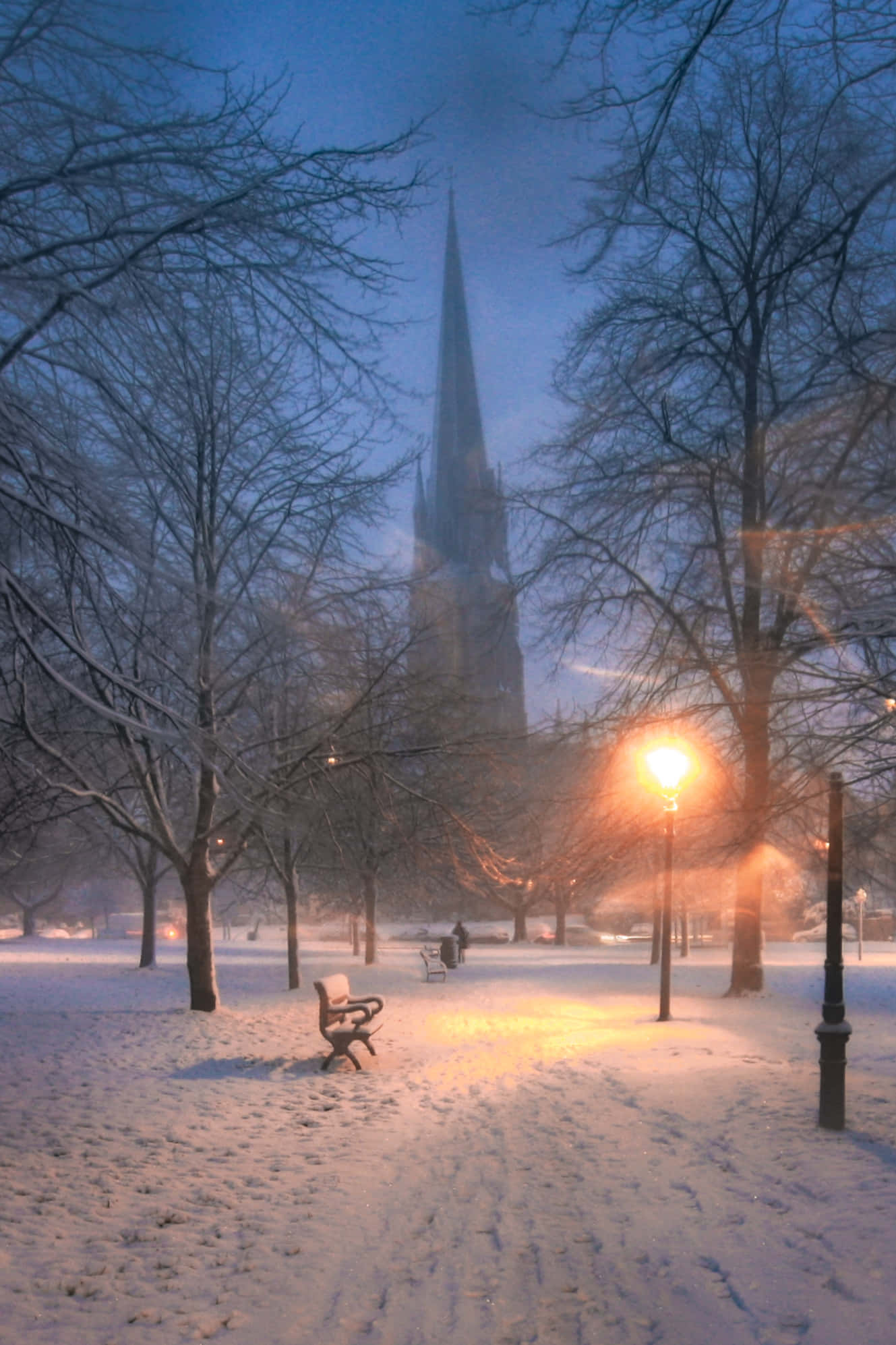 Christmas Snow Picture Wallpaper