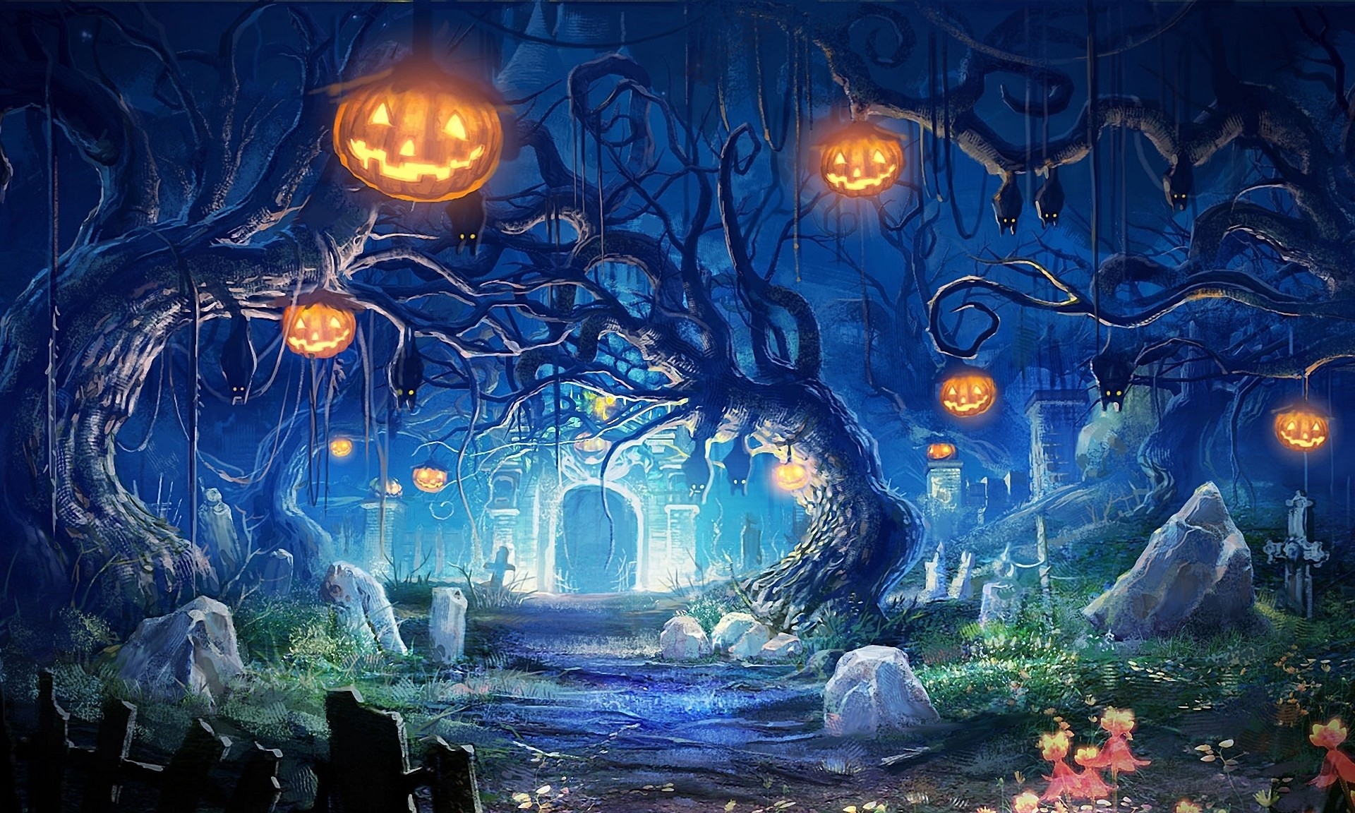 Live Halloween Wallpaper For Desktop Image