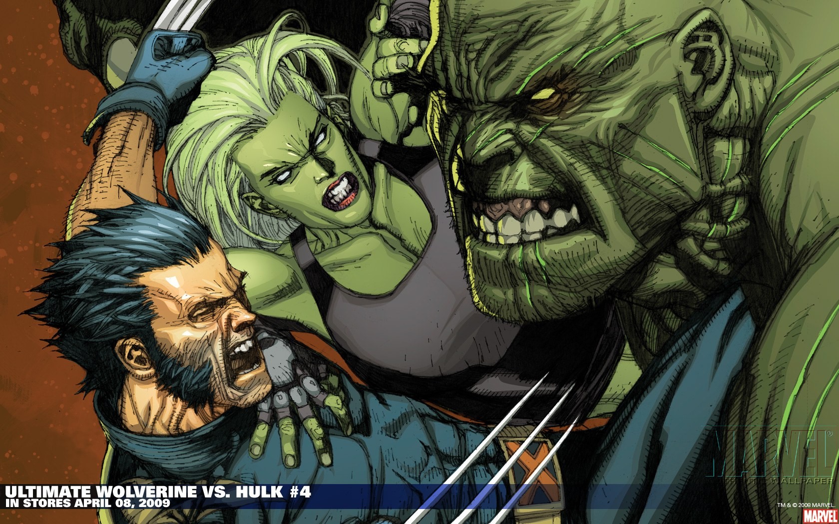 The Hulk Vs Wolverine Desktop And Mobile Wallpaper Wallippo