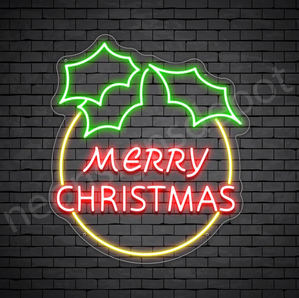 Merry Christmas V5 Neon Sign Neon Signs Depot