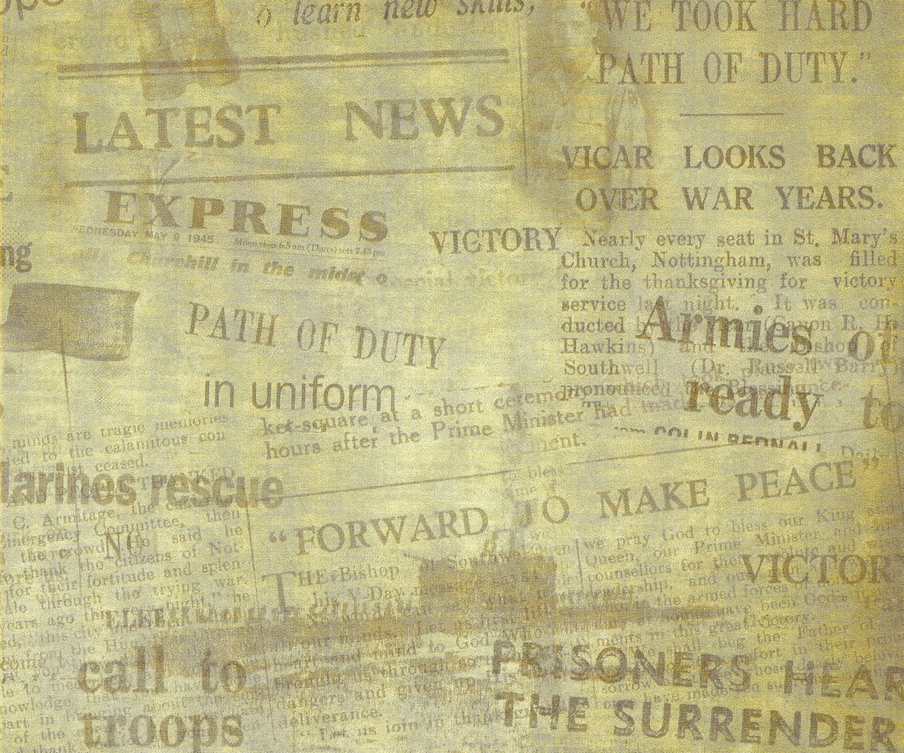 49 Vintage Newspaper Print Wallpaper On Wallpapersafari