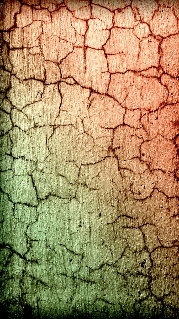 Cracked Concrete Texture iPhone Wallpaper