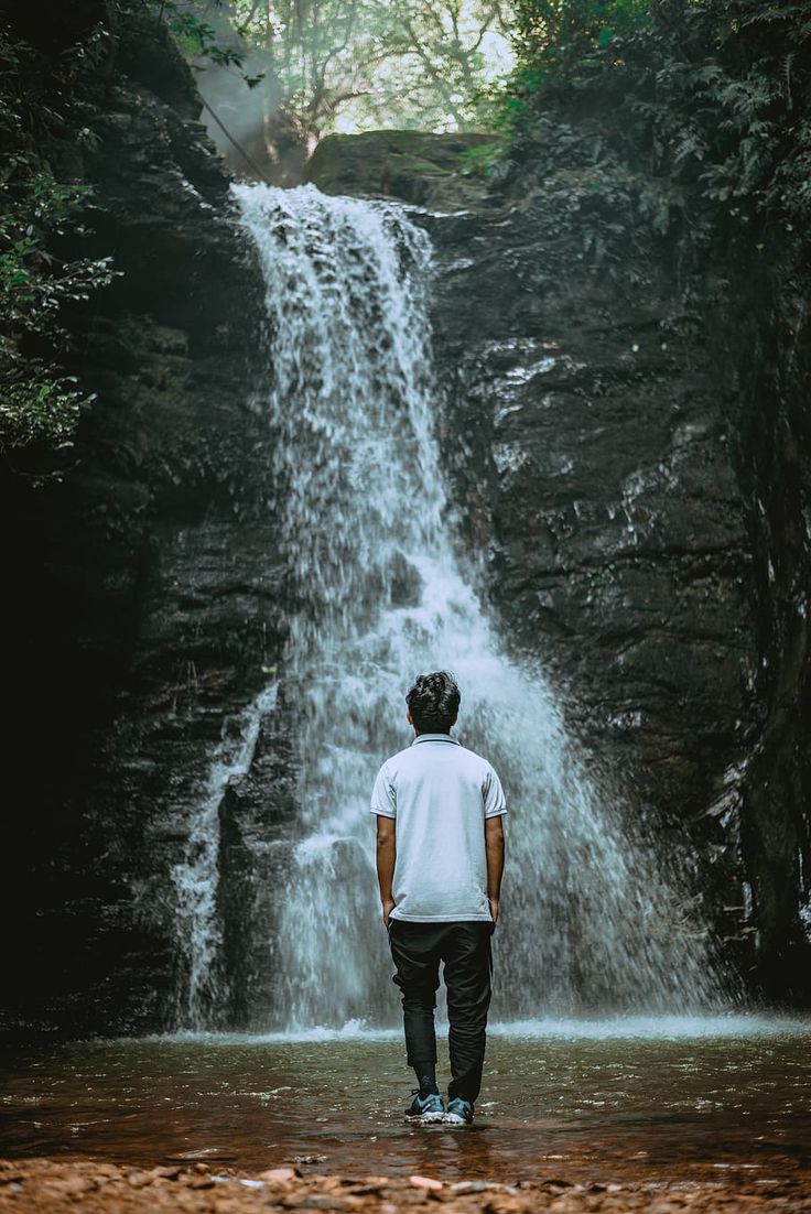 HD Wallpaper Person Human Water River Outdoors Waterfall