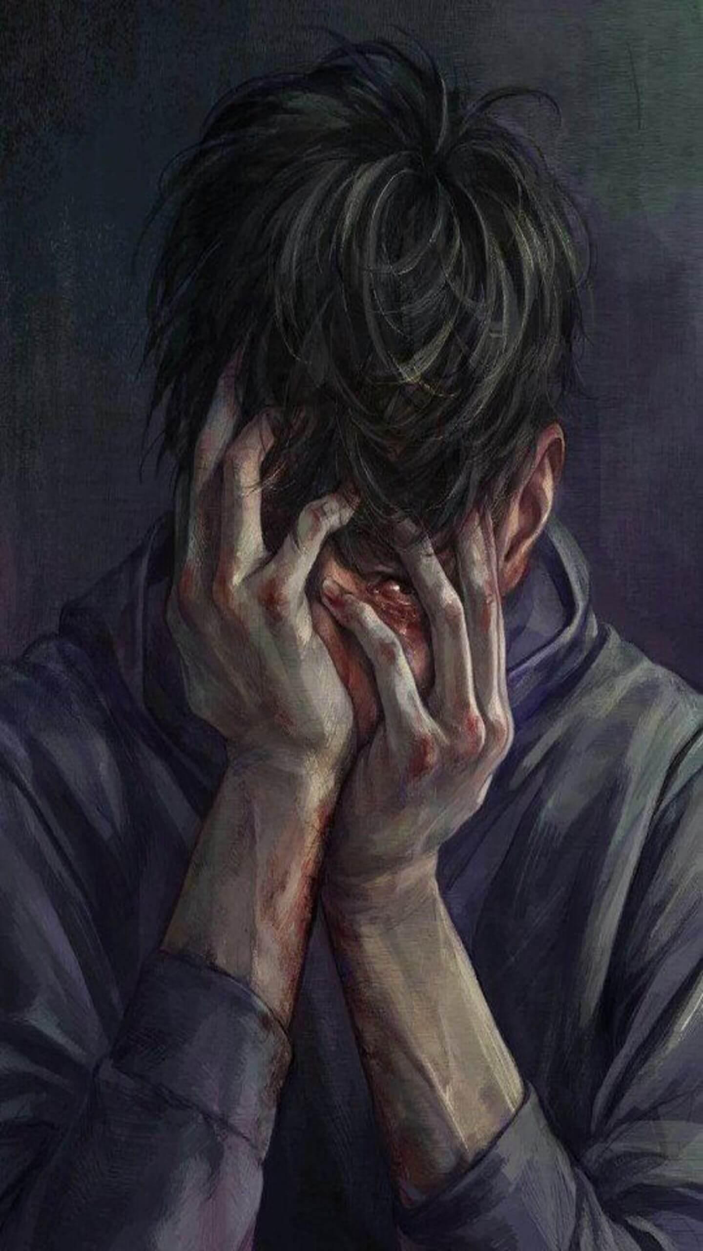 Anime sad, HD phone wallpaper