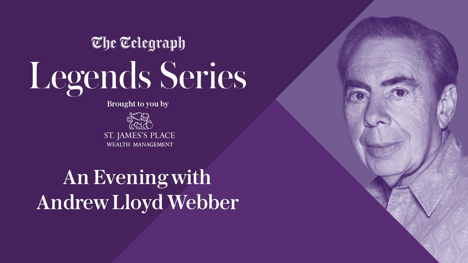 Andrew Lloyd Webber On Join March 13th At The