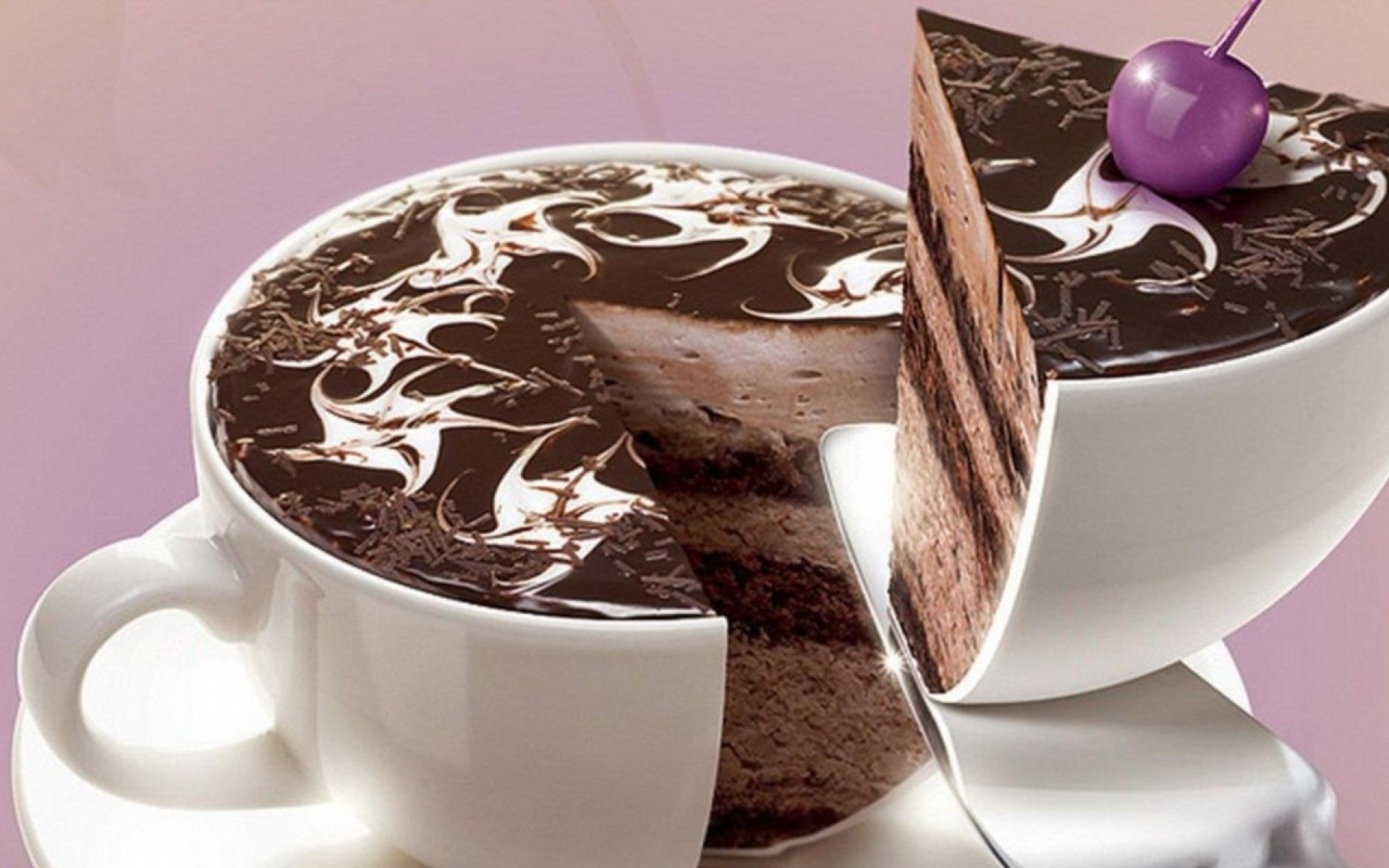 Home Food and Drink Chocolate Birthday Cake Desktop Wallpaper