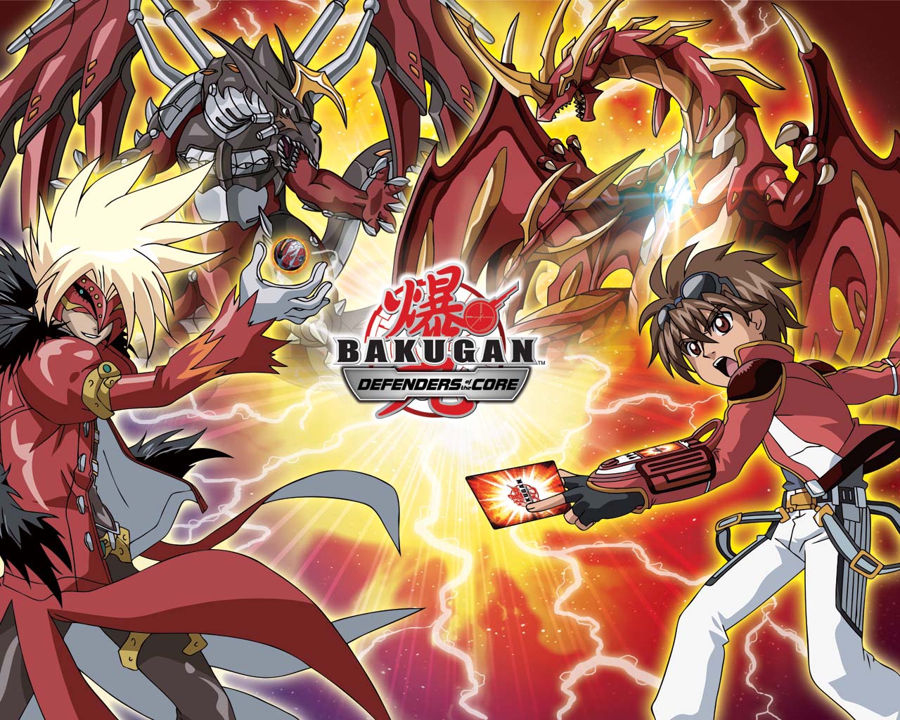 Bakugan Defenders Of The Core Videogame Wallpaper Vizio