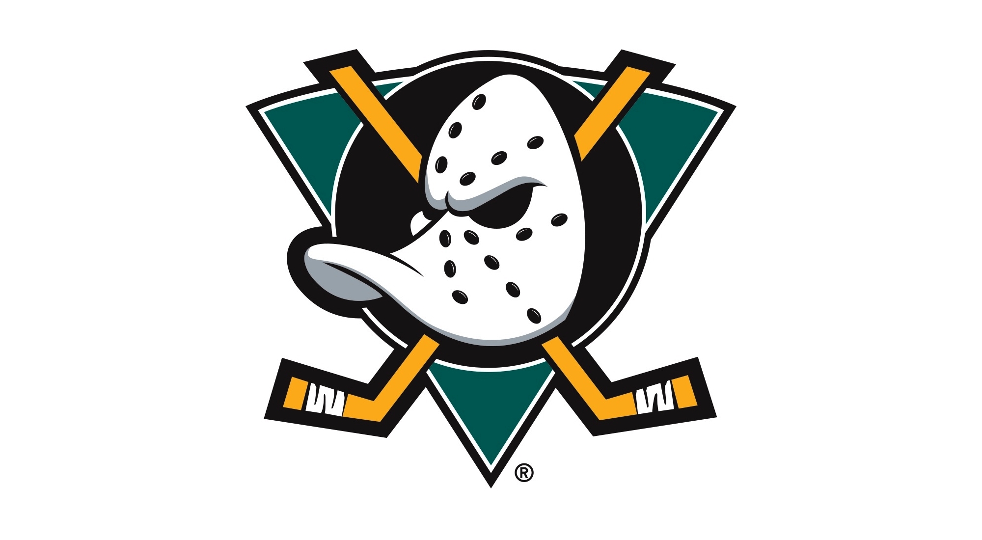 Patos de Anaheim nhl hockey deportes juego logo mscara