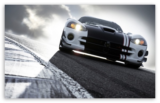Dodge Viper Race Track HD Desktop Wallpaper High Definition