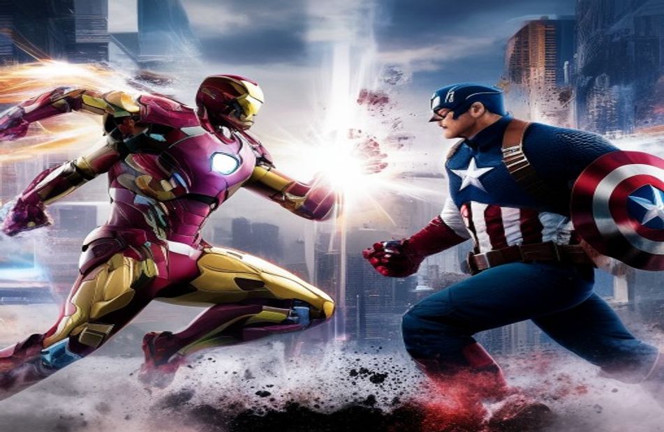Iron Man Vs Captain America Wallpaper